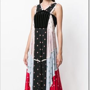 Valentino Floral Print Long Dress